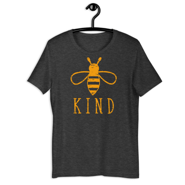 BEE Kind T-shirt - dark-grey-heather